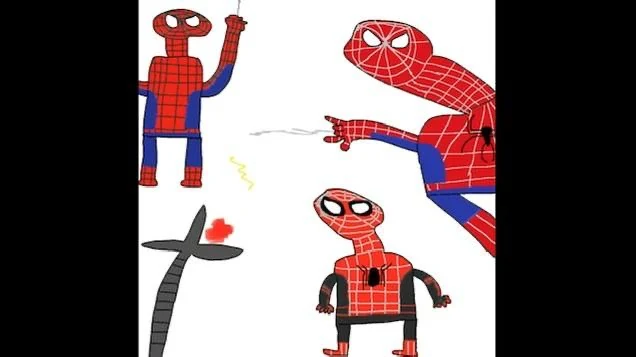 Spooderman drawing