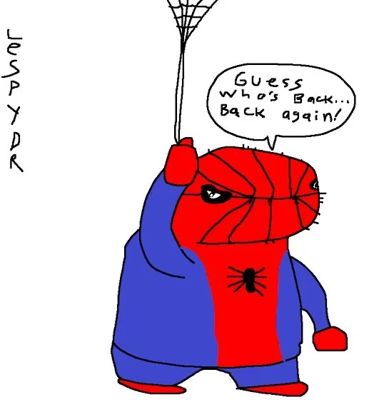 Spooderman drawing